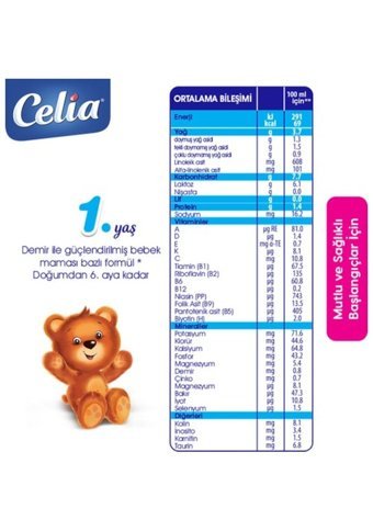 Celia Nutrition Yenidoğan 1 Numara Bebek Sütü 400 gr