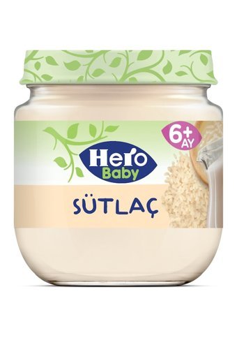 Hero Baby Sütlaç Laktozsuz Tahıllı Kavanoz Maması 120 gr