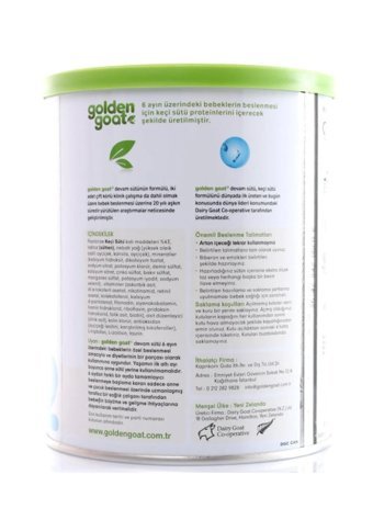 Golden Goat Keçi Sütlü Laktozsuz Tahılsız 2 Numara Bebek Sütü 400 gr