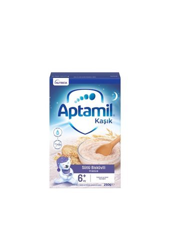 Aptamil Bisküvili Laktozsuz Tahıllı Probiyotikli Kaşık Maması 250 gr