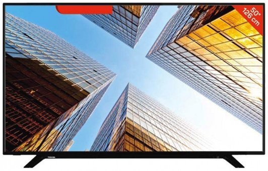 Toshiba 50UL2163DT 50 inç 4K Ultra HD 126 Ekran Çerçevesiz Flat Uydu Alıcılı Smart Led Televizyon