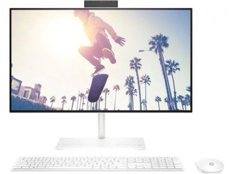 HP All-in-One 24-cb0003nt (5A9B8EA) Dahili Radeon Graphics Ekran Kartlı AMD Ryzen 7 5700U 8 GB Ram DDR4 256 GB SSD 23.8 inç Full HD FreeDos All in One Bilgisayar